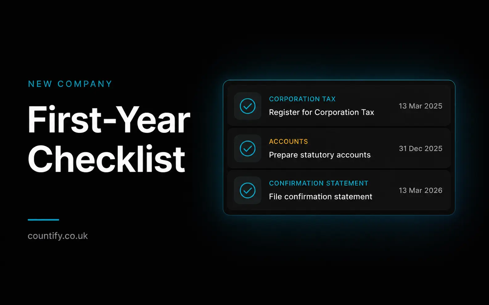 First-Year Checklist Generator preview